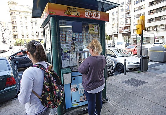 Kiosco de la ONCE, en una imagen de archivo.