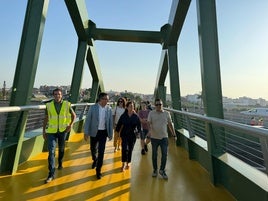 La nueva pasarela que une Sueca y Fortaleny.