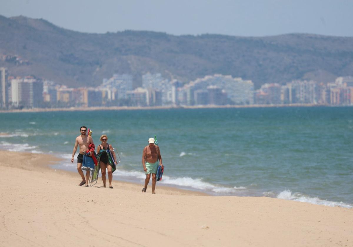 FOTOS | Playas cerradas este miércoles en Valencia