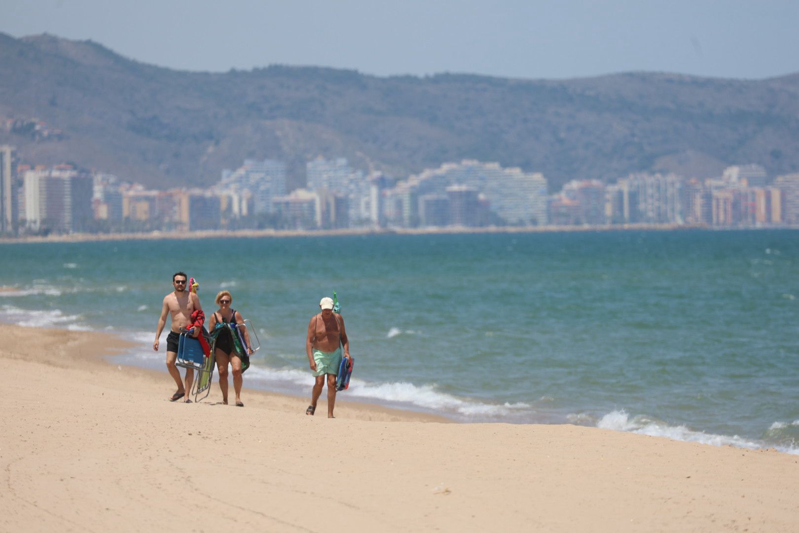 FOTOS | Playas cerradas este miércoles en Valencia