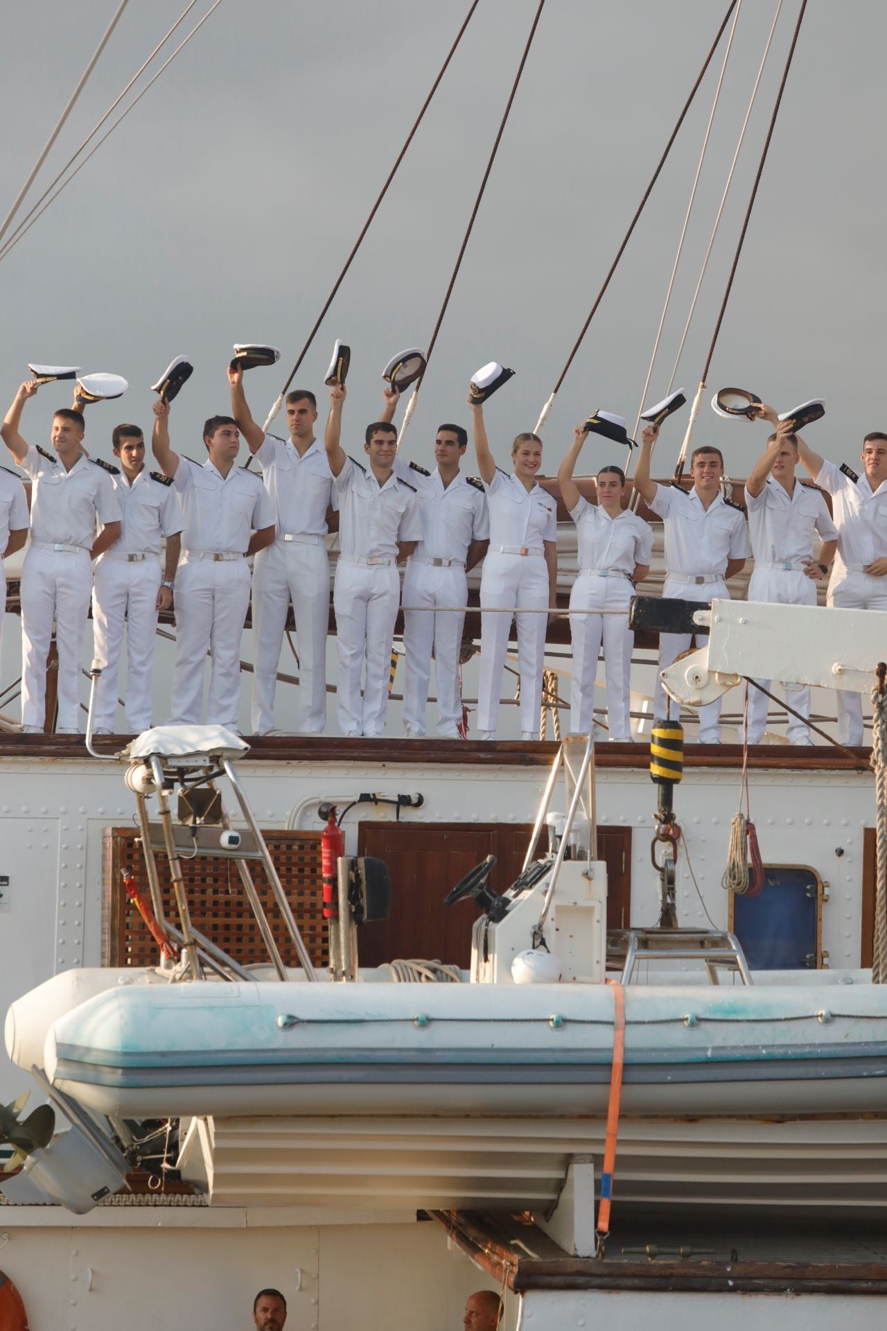 Fotos: La princesa Leonor llega a Gijón en el Juan Sebastián de Elcano