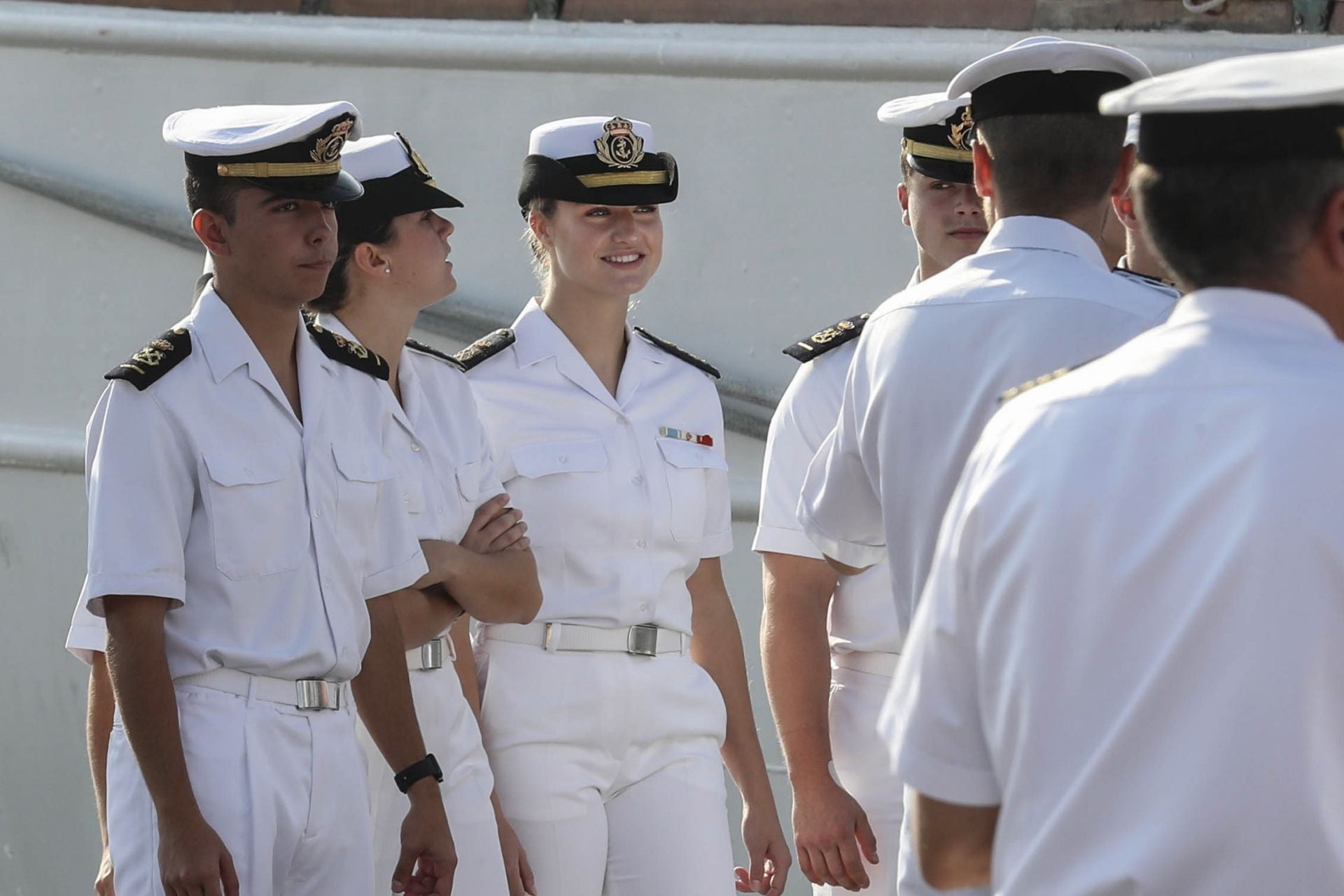 Fotos: La princesa Leonor llega a Gijón en el Juan Sebastián de Elcano