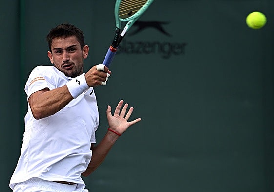 Pedro Martínez, durante su partido