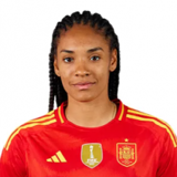Salma Paralluelo, extremo de la selección.