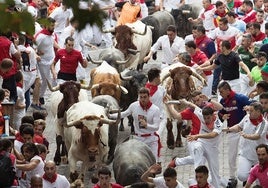 Encierro de los festejos de San Fermín en una imagen de archivo.