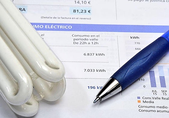 Una factura de luz