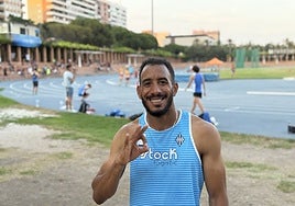 Ortega, este viernes en las pistas de Valencia.