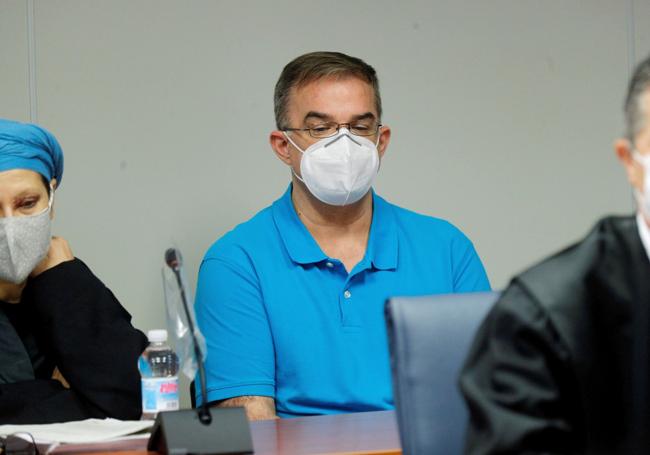 Salva, durante el juicio.
