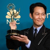 Lee Jung-jae, Protagonista de la serie «El juego del calamar» en una alfombra roja