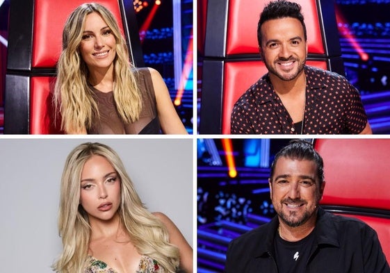 Edurne, Luis Fonsi, Ana Mena y Antonio Orozco.
