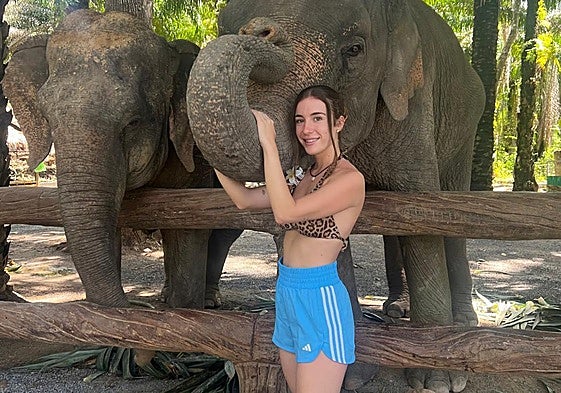 La joven de Godelleta, en una imagen cedida por la familia.