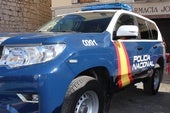 Vehículo de la Policía Nacional.