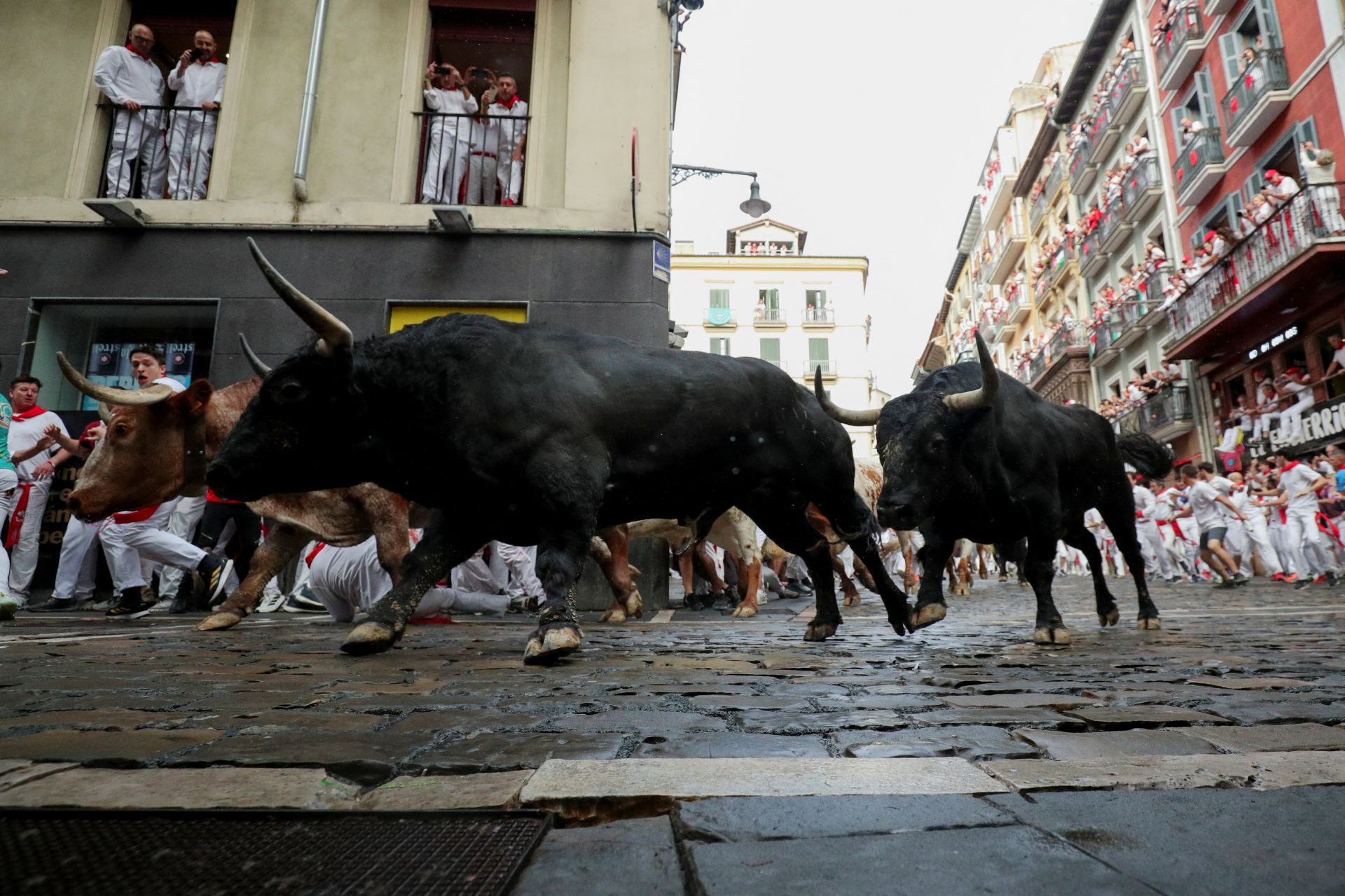 El primer encierro de San Fermín 2025, en imágenes