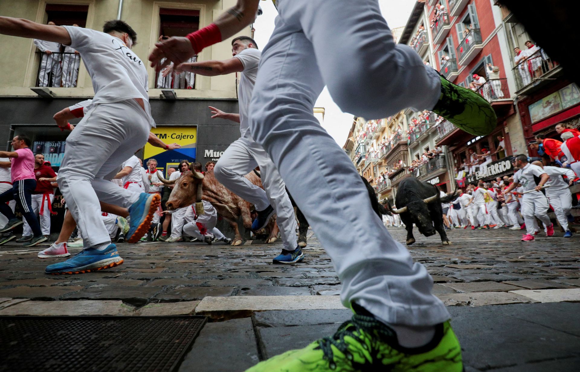 El primer encierro de San Fermín 2025, en imágenes