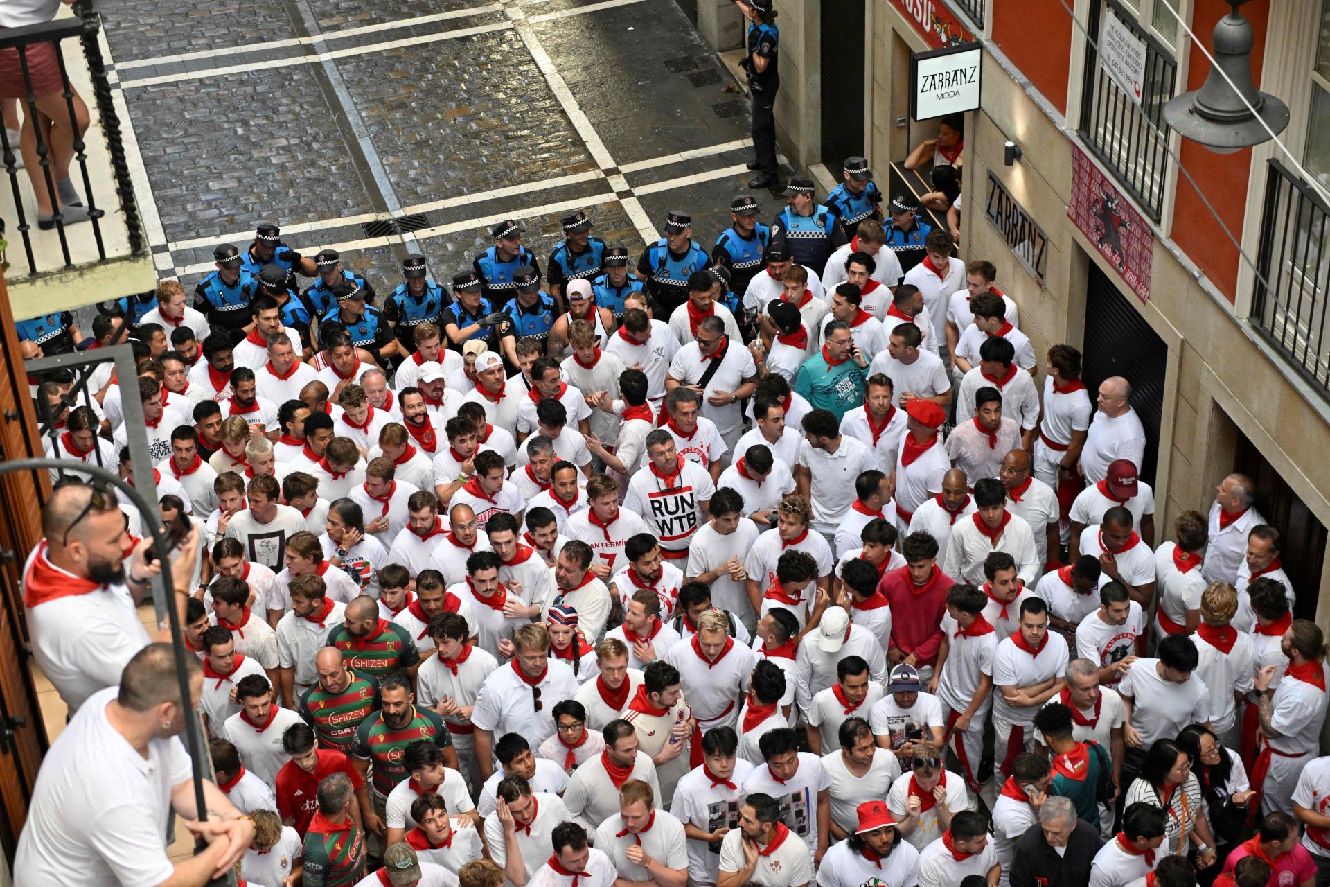 El primer encierro de San Fermín 2025, en imágenes