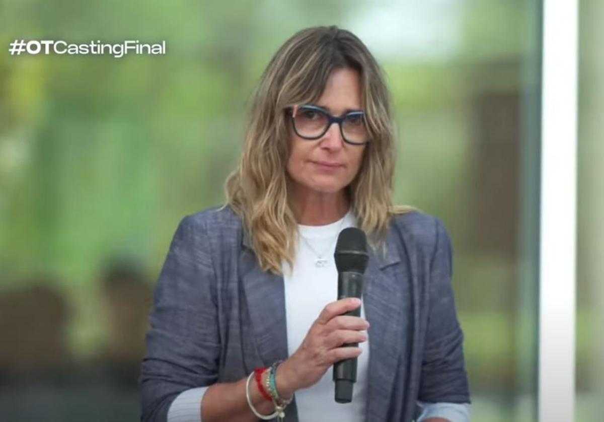 Noemí, durante la fase final del casting.