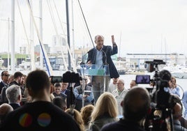 Camps, en el acto que celebró hace unos meses en el Veles e Vents.