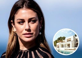La actriz Blanca Suárez y la casa donde se aloja.