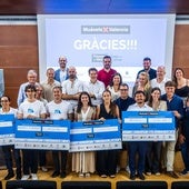 Equipos ganadores en el certamen.