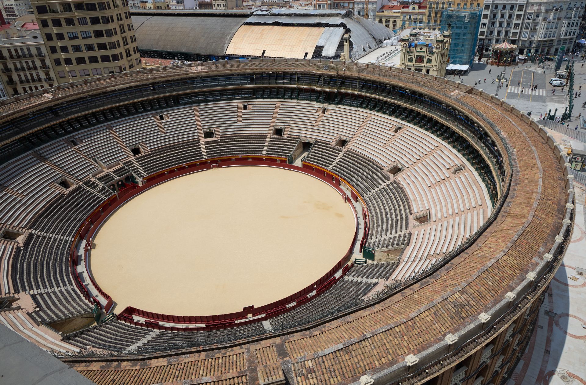 FOTOS | Así avanzan las obras de reforma en la plaza de toros de Valencia