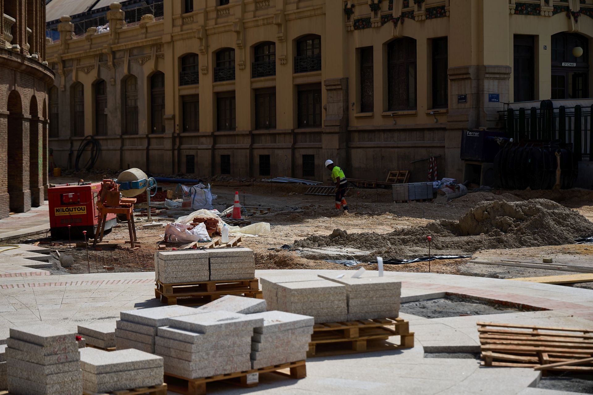 FOTOS | Así avanzan las obras de reforma en la plaza de toros de Valencia