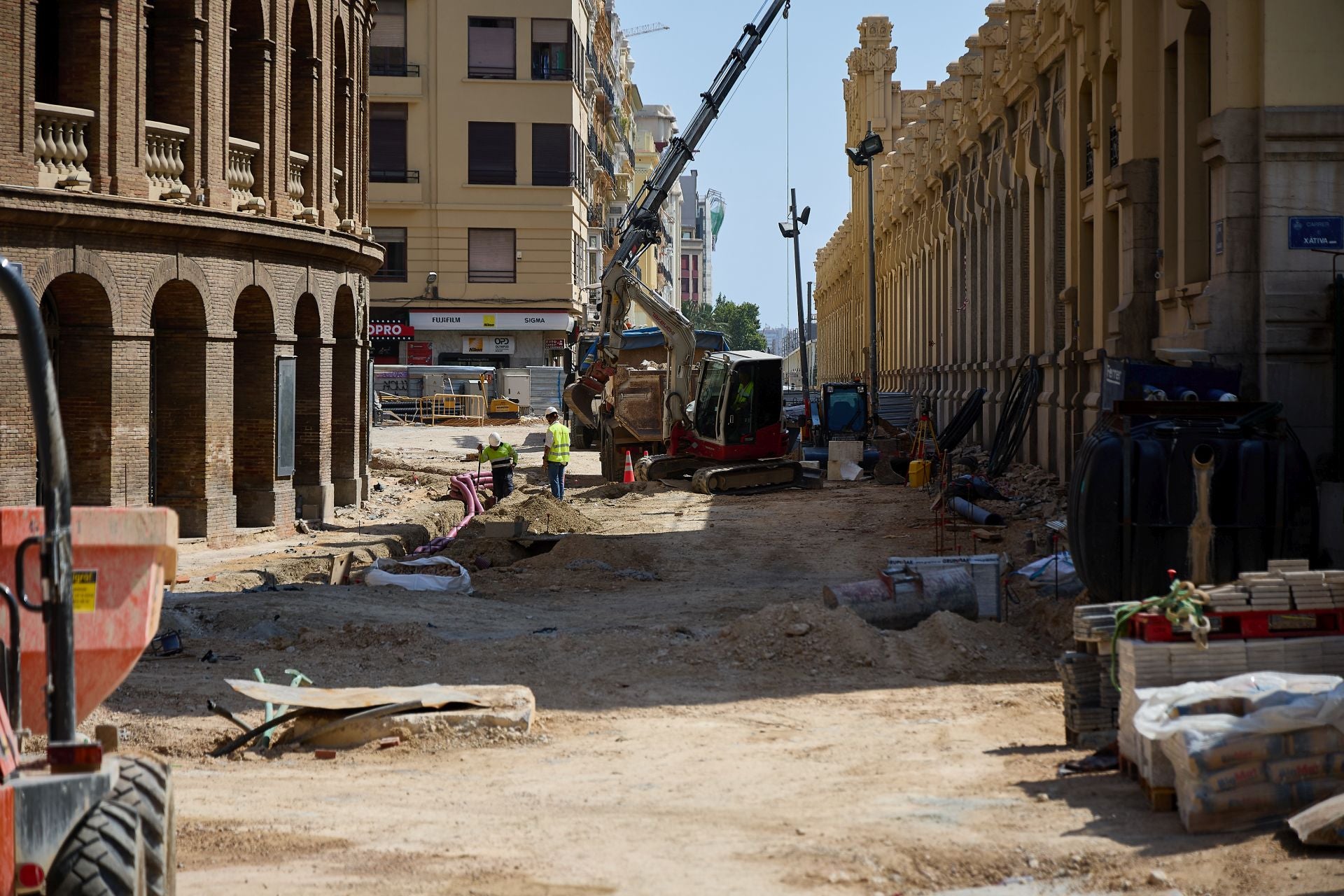 FOTOS | Así avanzan las obras de reforma en la plaza de toros de Valencia