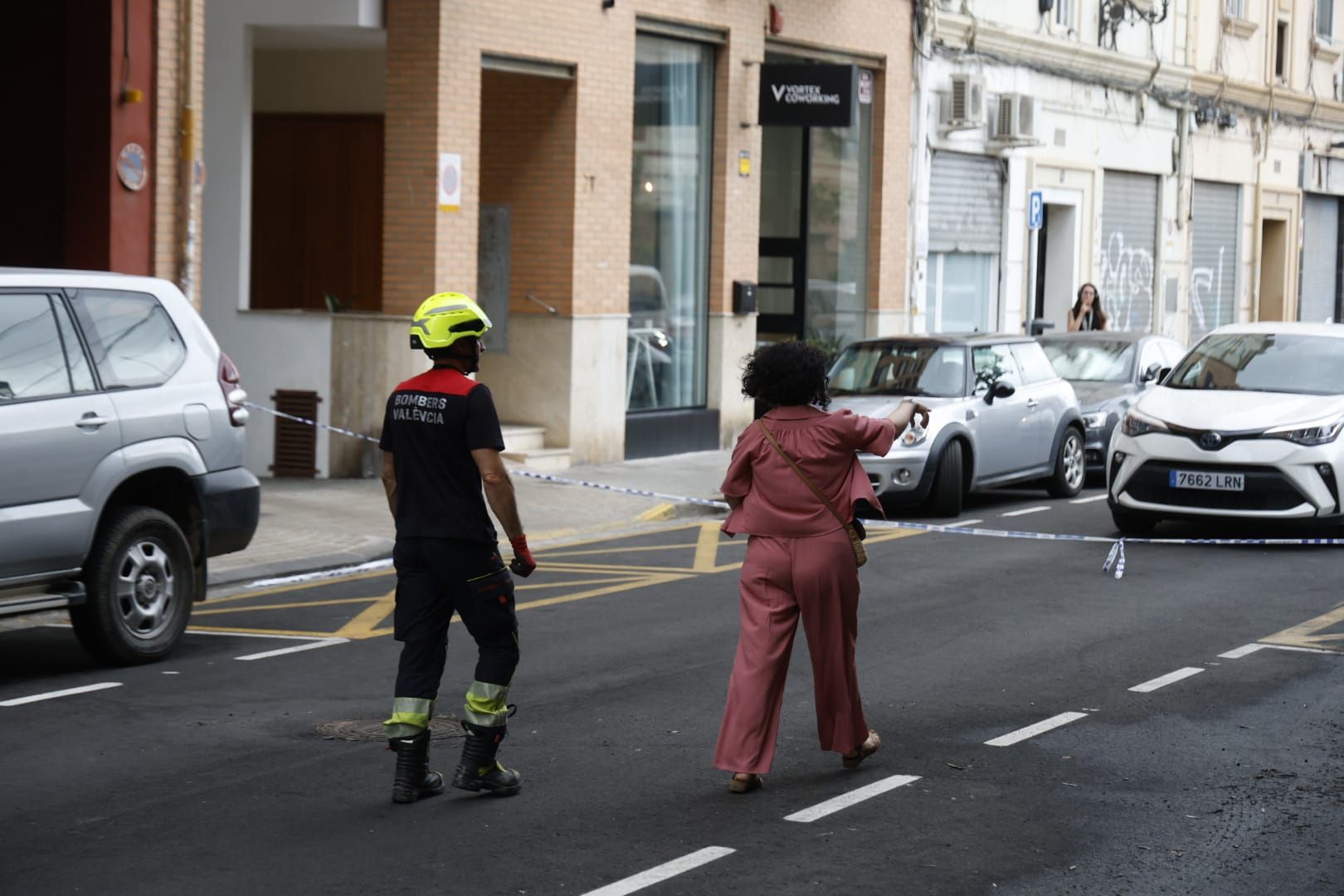 FOTOS | El día después del incendio en la avenida del Puerto