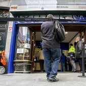 Una administración de Loterías y Apuestas del Estado, en una imagen de archivo.