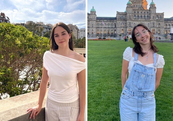 Belén Cuevas (izquierda) y Marta Ribes (derecha) son las mejores alumnas de la selectividad de julio.