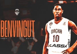 Cartel del fichaje de Omari Moore.