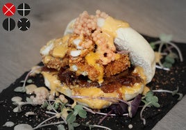 La tapa de Kiko's Gastrobar, ganadora del La Ruta de la Tapa de Ondara.