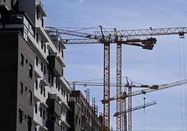 Fincas en construcción.