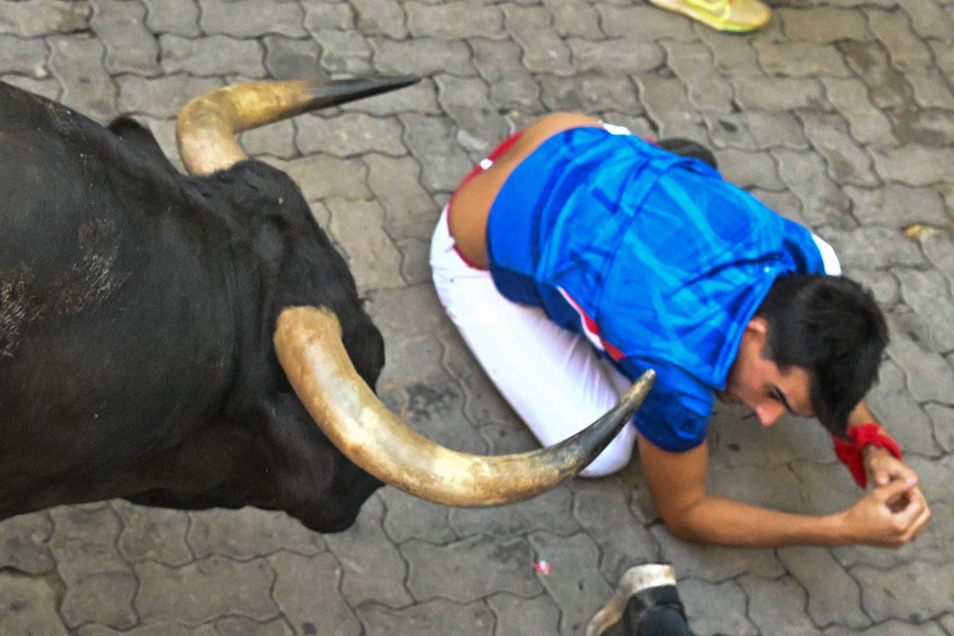 FOTOS | Séptimo encierro de San Fermín 2025