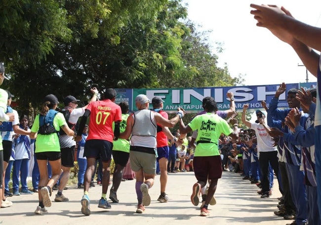 Participantes en un ultramaratón.