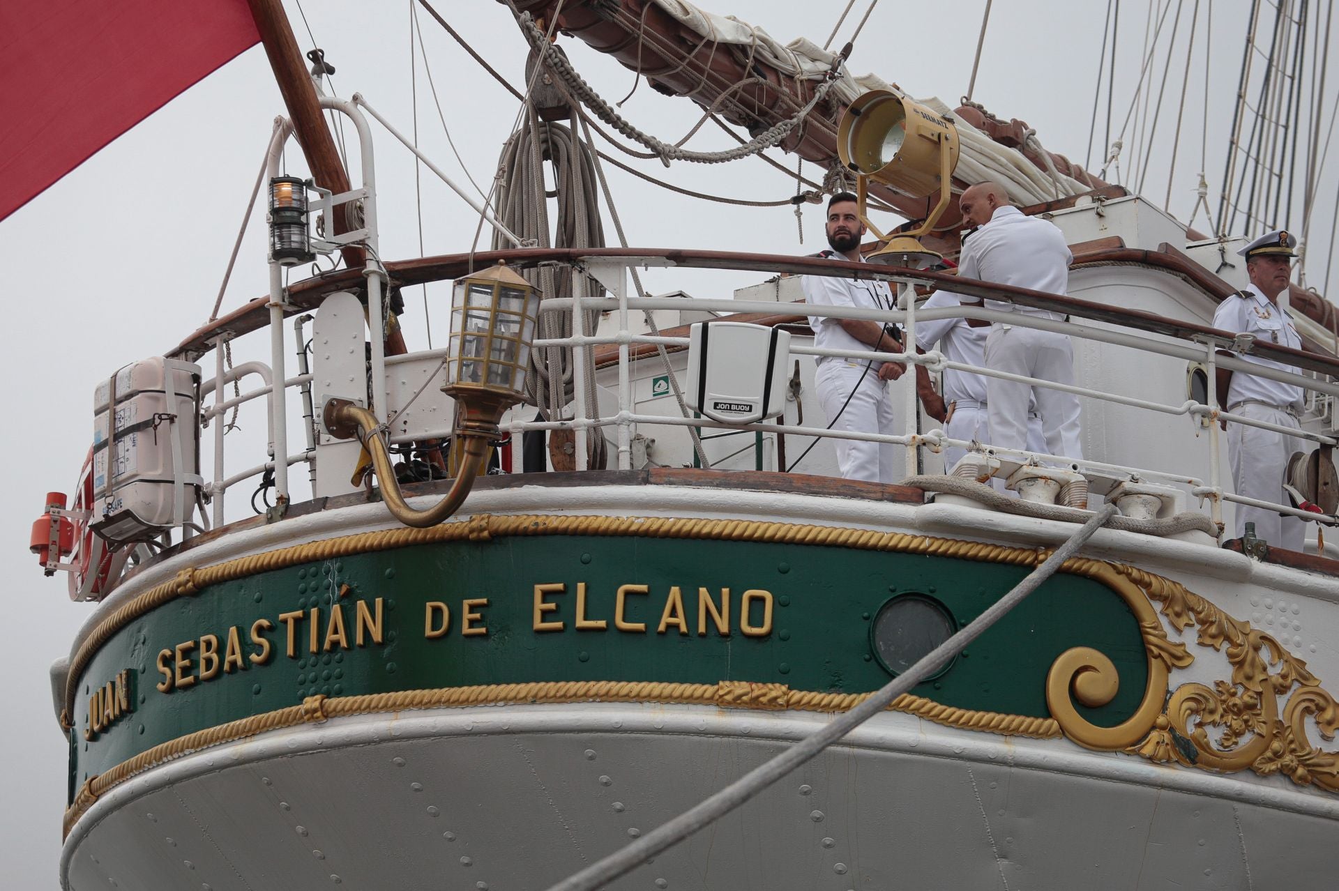 Fotos: La princesa Leonor llega a Marín y finaliza su crucero de instrucción a bordo de Elcano