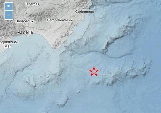 Lugar en el que se ha producido el terremoto.
