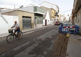 Nuevo reventón de una tubería de agua en El Palmar
