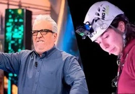 Marta Jiménez en un programa de 'El Hormiguero'.