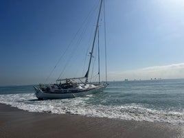 El velero encallado.