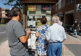 Un kiosko de la ONCE, en una imagen de archivo.