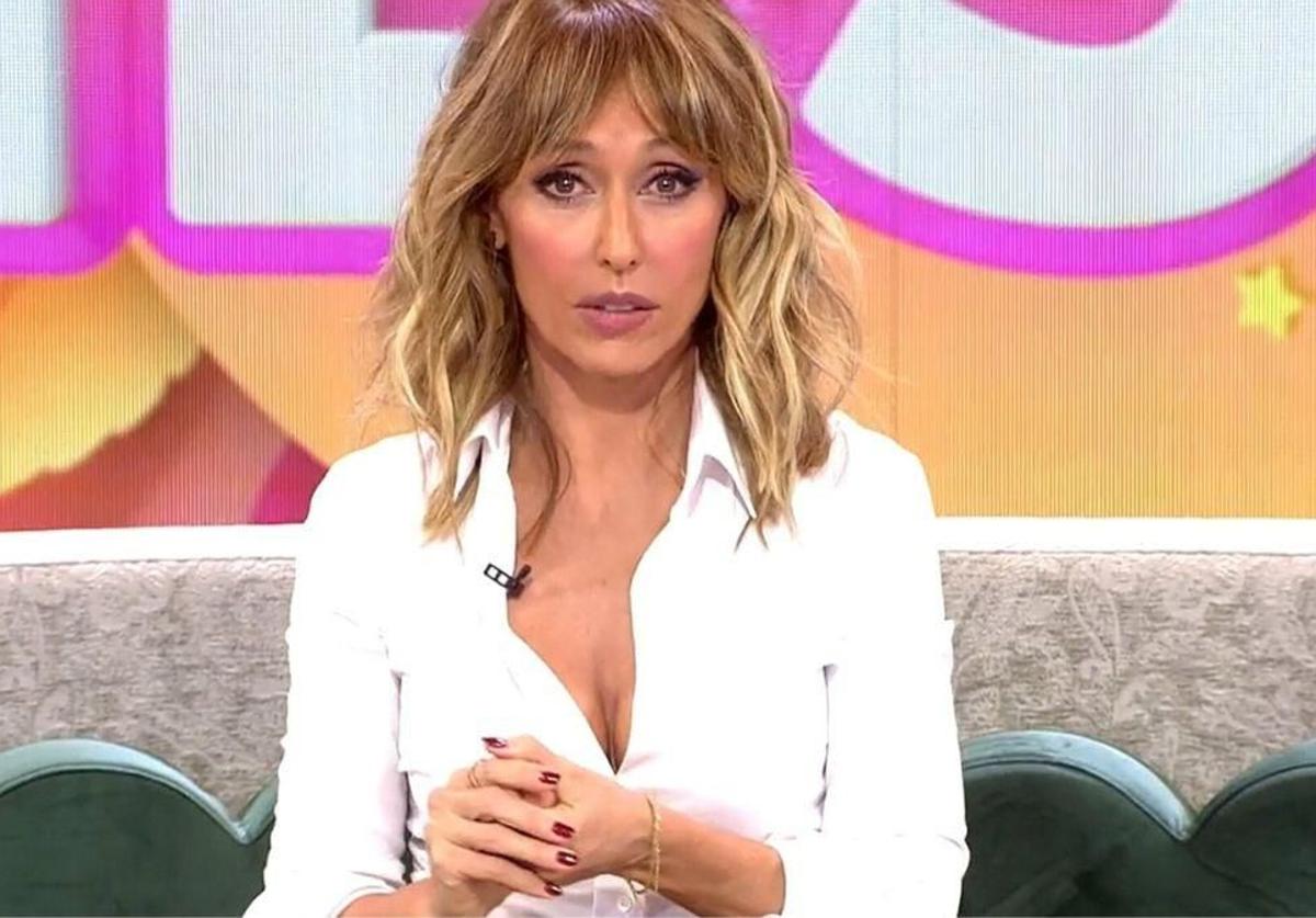 Emma García, presentadora de 'Fiesta'.