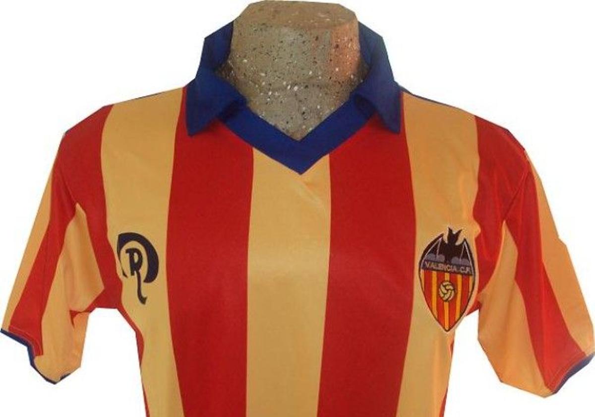 La evolución de la Senyera en el Valencia CF