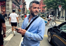 Javier Valiente, en Manhattan.