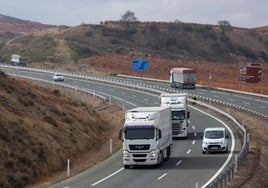 Autopista AP-68, a su paso por La Rioja, en una imagen de archivo.