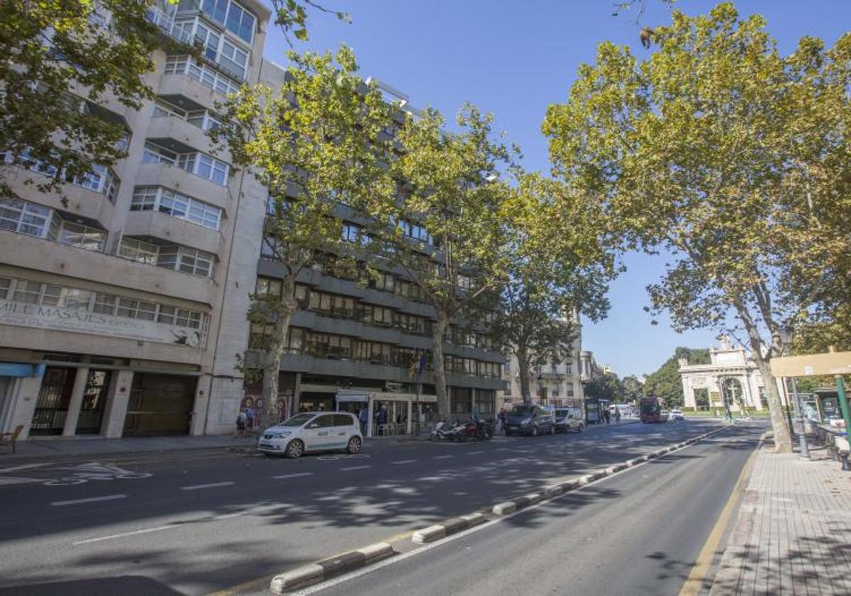 Avenida Navarro Reverter, en Valencia, en una imagen de archivo.