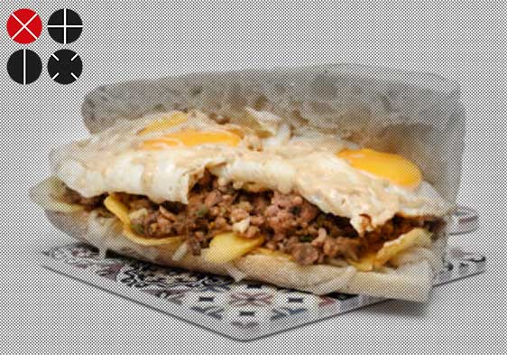 Uno de los bocadillos participantes.