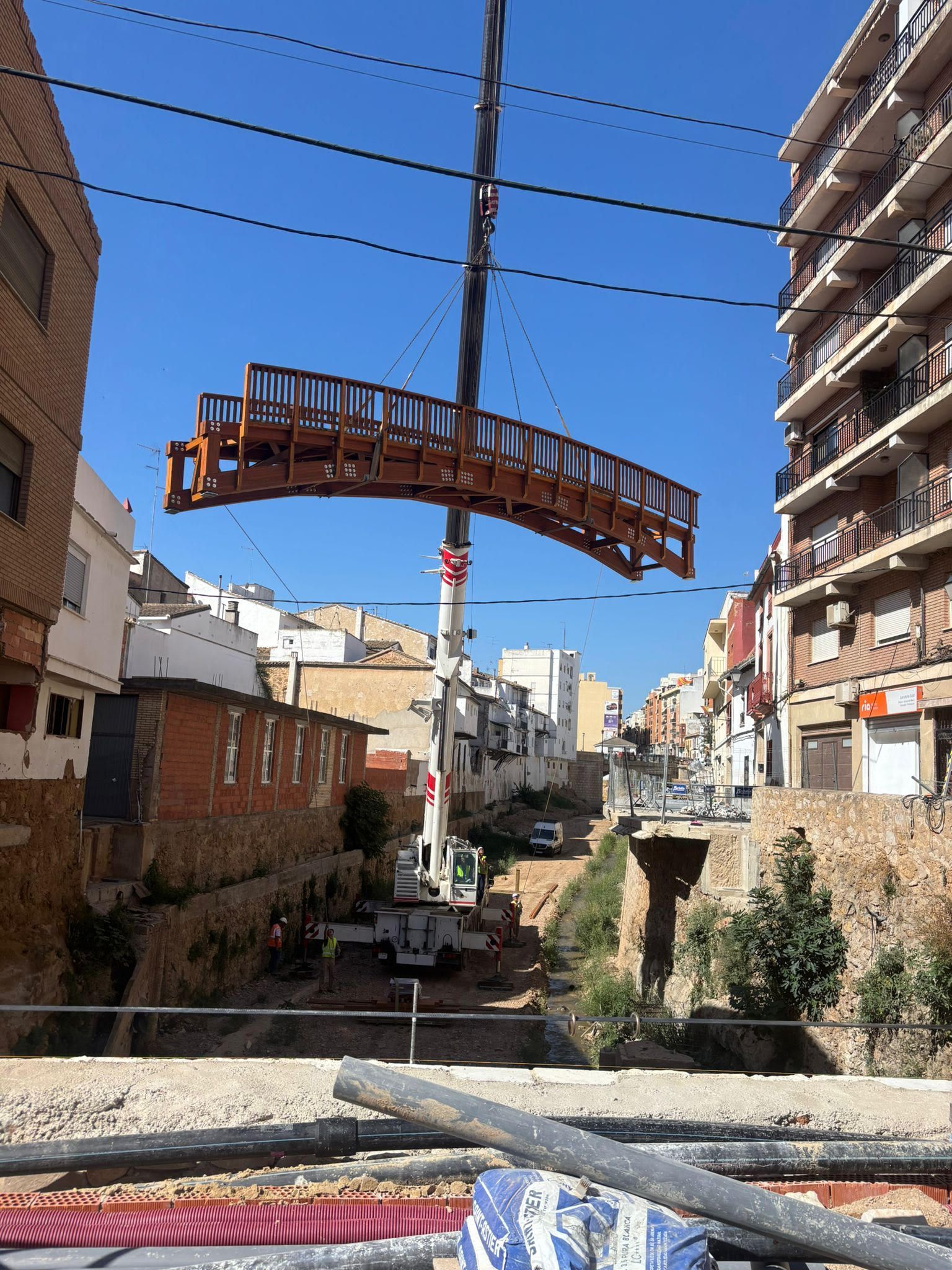 Fotos de la nueva pasarela de Chiva