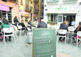 Un bar en el centro de Valencia con limitación de horario.