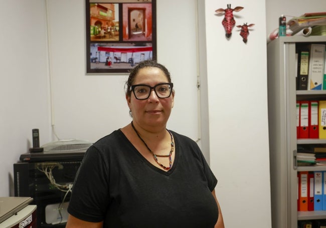 La inmigrante marroquí Asmaa Elkherfih.