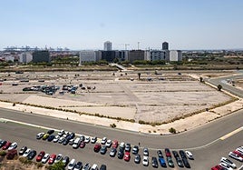 Superficie por donde se extenderá el futuro PAI del Grao; estado que presenta actualmente.